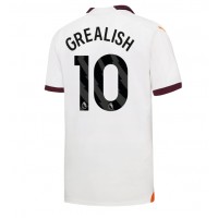 Stroje piłkarskie Manchester City Jack Grealish #10 Koszulka Wyjazdowej 2023-24 Krótki Rękaw